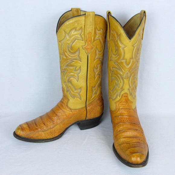 mens gator skin cowboy boots